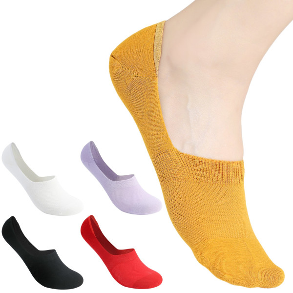 Footlets chaussettes 35-38, lot de 5, mélange de couleurs 1