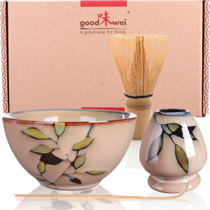 Set Matcha &quot;Bamboo&quot; 80 con chasentate