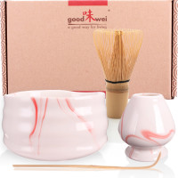 Set Matcha &quot;Rosa Marmo&quot; 80 con chasentate