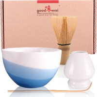 Matcha set "Blue Wave" 80 with chasentate