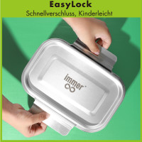 Premium Edelstahl Brotdose EasyLock 1200 ml