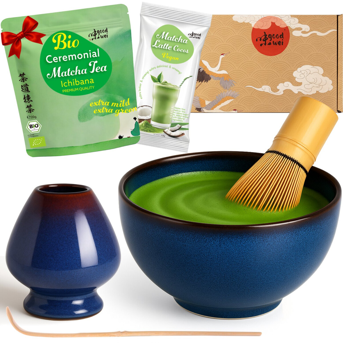 Set de Matcha Completo "Safaia&quot box