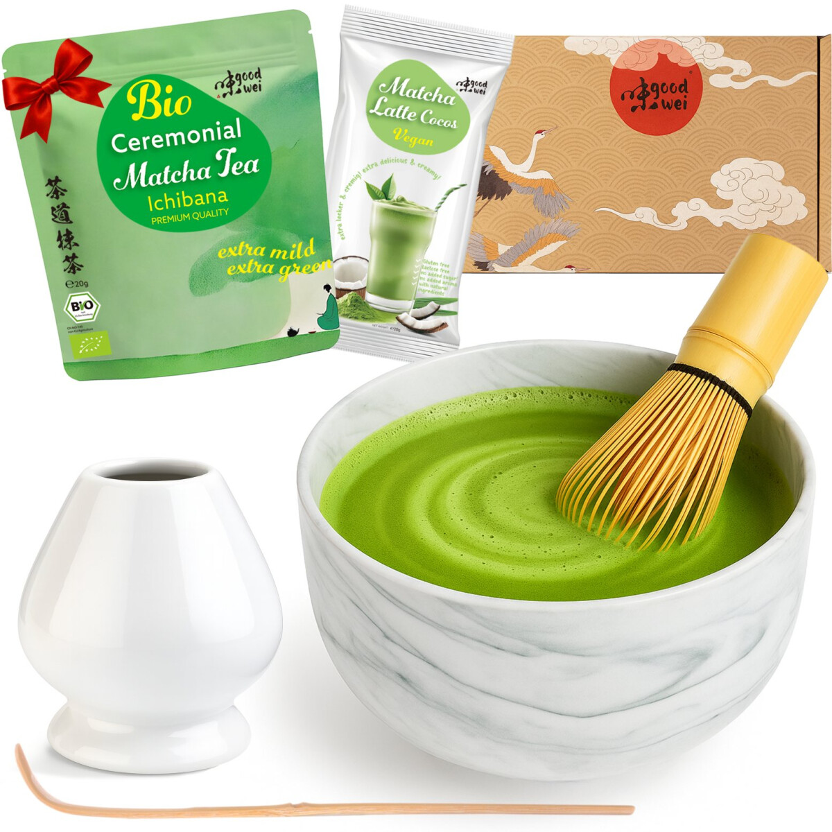 Set  Matcha Completo "Gurei" c box