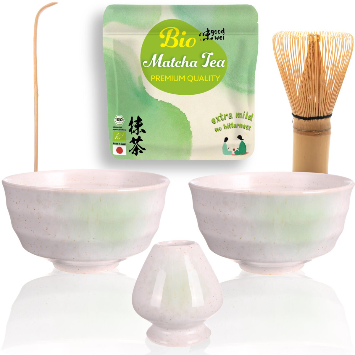 Zestaw Matcha Kompletny „Shiro Duo box