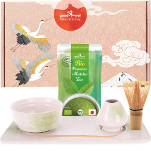 Matcha tea ceremony set "Shiro" with 30g...