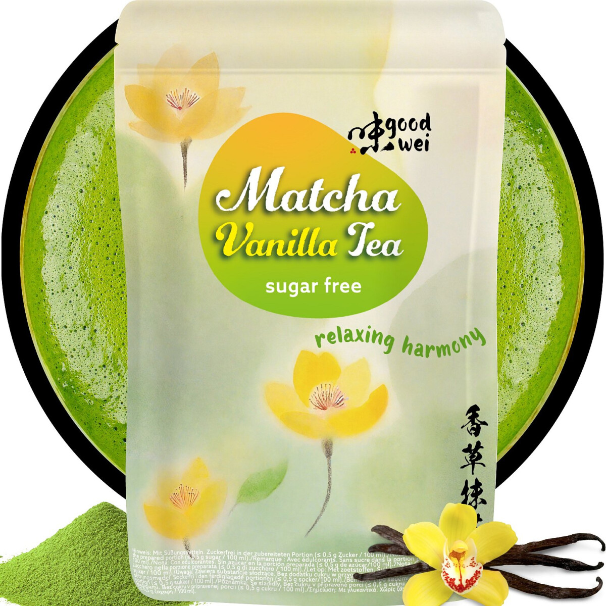Matcha Vainilla – polvo de t&eacut box