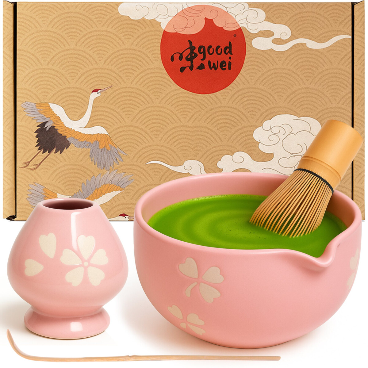 Matcha Latte Set 4-tlg. "Hanami&quo box