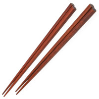 elegant chopstick pair, handmade from hardwood