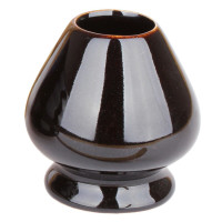 Chasentate - Ceramic Holder for Bamboo Whisk (Black)