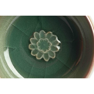 Chinees Gongfu Cha theeservies "Charms" gemaakt van celadon, 3 stuks