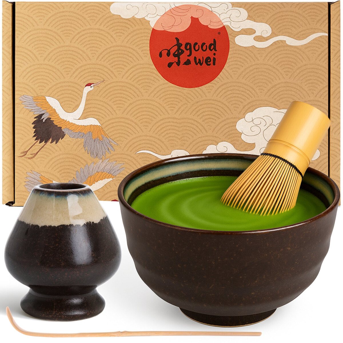 Matcha Set "Kumo" Chawan tea b box