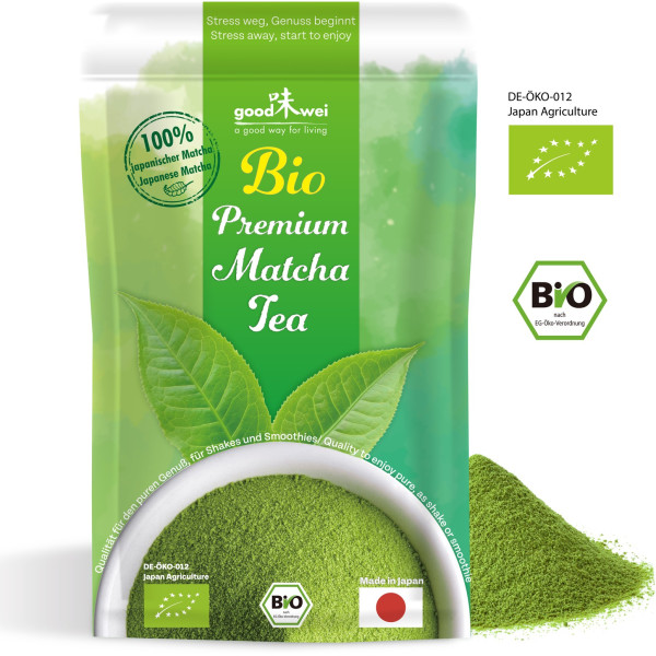 Matcha Premium orgánico japonés, 50g