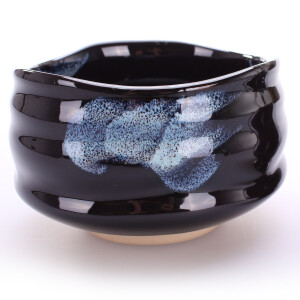 Matcha kom "Burashi" - Chawan in Hantsutsu-gata-stijl, 430 ml