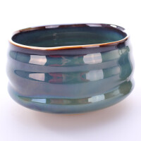 Set Matcha "Menouseki" ciotola Chawan, frustino 120 punte, supporto & cucchiaio