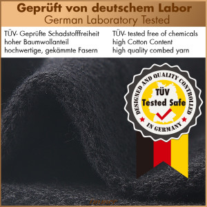 Chaussettes business unisex 96% coton, pack de 10 noir 35-38