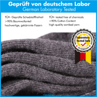 Socken Business Unisex 96% Baumwolle, 10er Pack Weiß 43-46