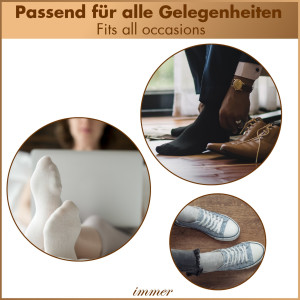 Socken Business Unisex 96% Baumwolle, 10er Pack Dunkelblau 43-46